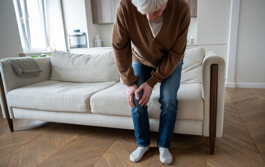 Man with stage 2 osteoarthritis