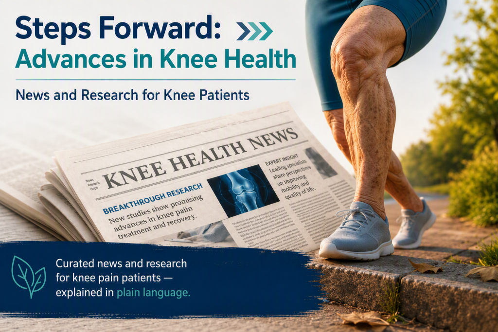 Steps Forward: Advances in Knee Health
